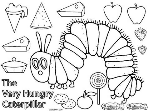 Very Hungry Caterpillar Printable Coloring Book